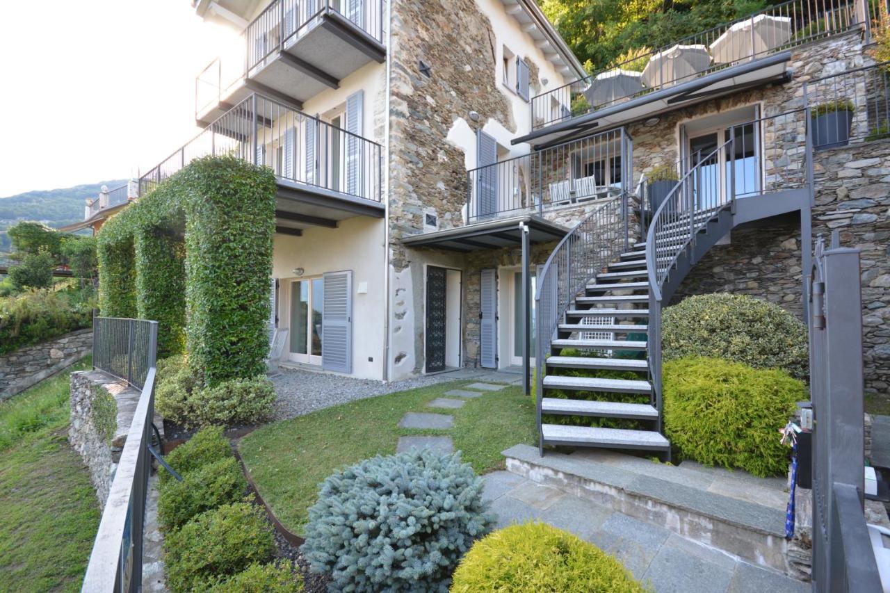 Casa Di Campagna Tony Con Piscina E Vista Lago 그라베도나 외부 사진