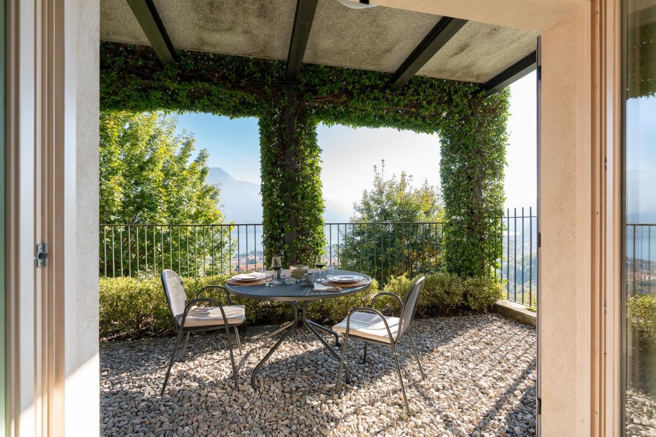 Casa Di Campagna Tony Con Piscina E Vista Lago 그라베도나 외부 사진